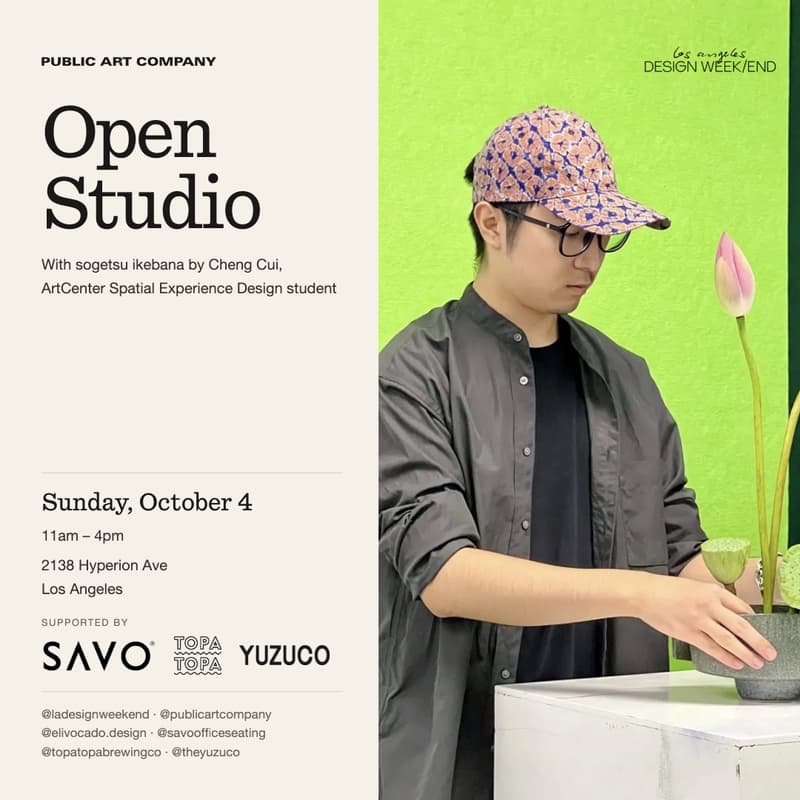 Cover Image for Open Studio: LA Design Weekend at Public Art Company