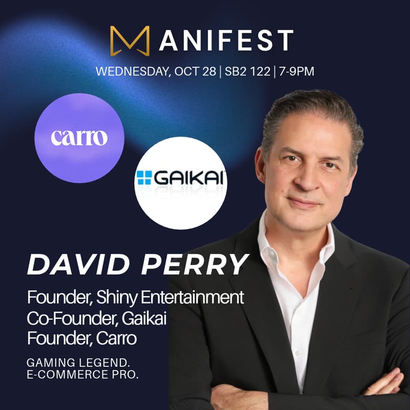 Cover Image for Fireside Chat w/ David Perry, Serial Founder & $380M Sony Exit
