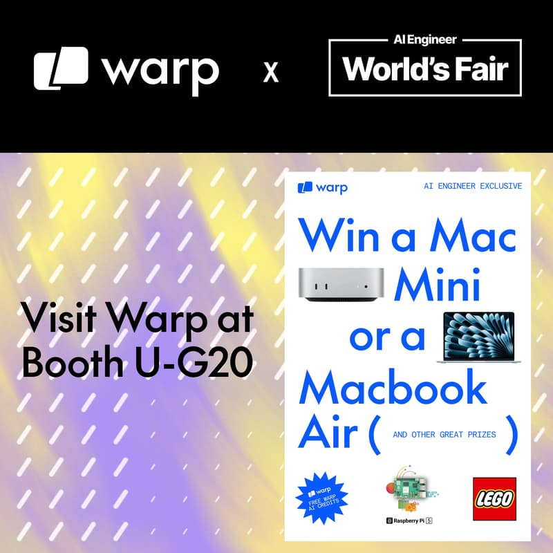 Cover Image for Warp at AI Engineer World's Fair