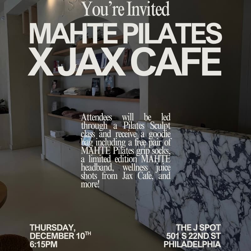 Cover Image for MAHTE PILATES X JAX CAFE