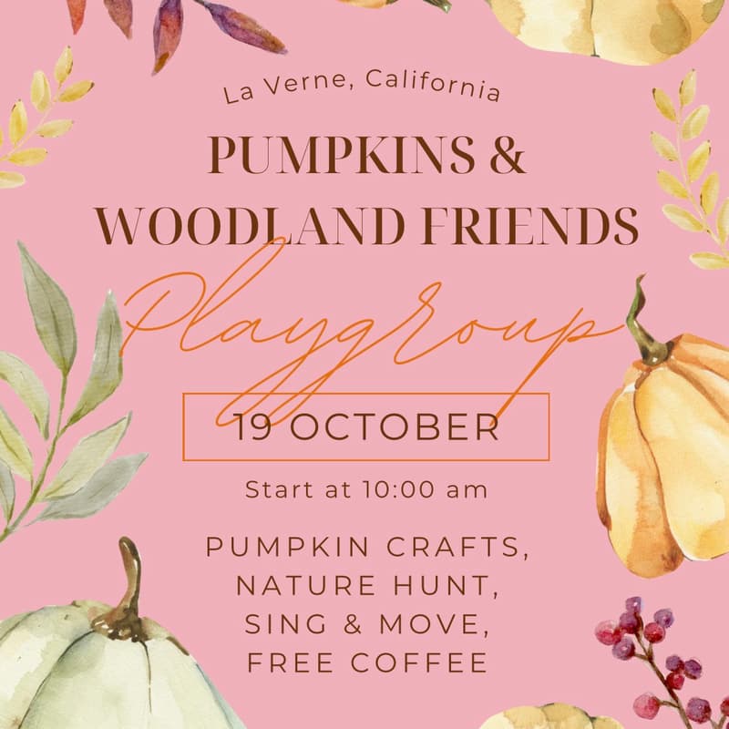 Cover Image for Pumpkins & Woodland Friends Playgroup
