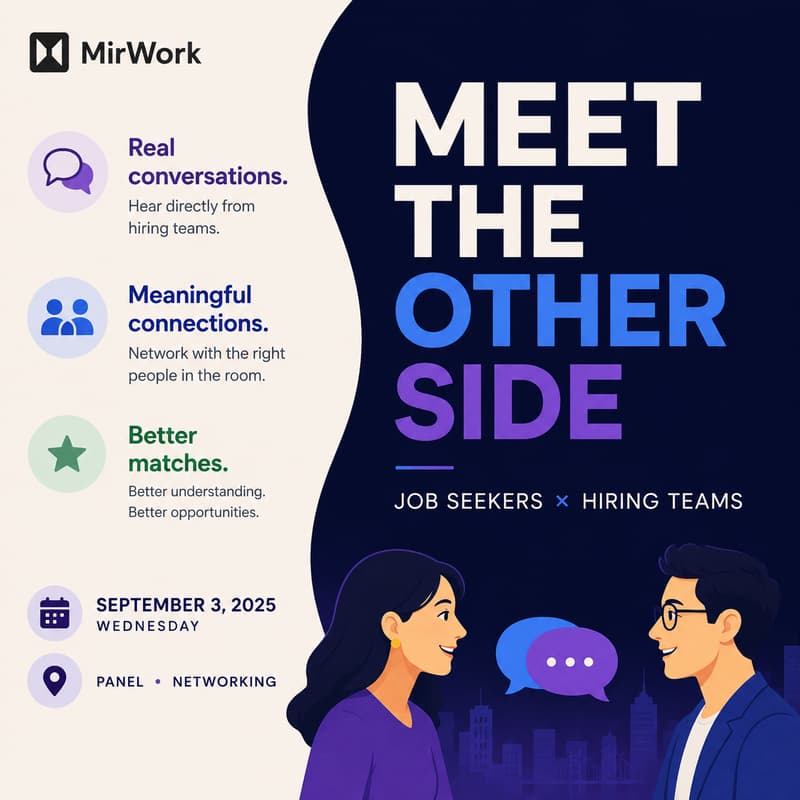 Cover Image for Meet the Other Side: Job Seekers × Hiring Teams