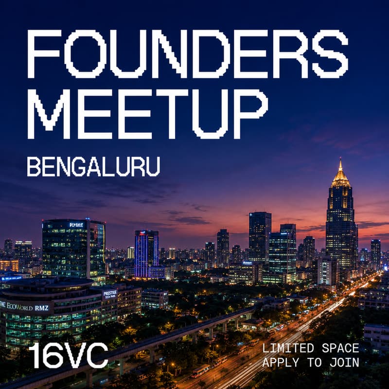 Cover Image for Founders Meetup - Bengaluru