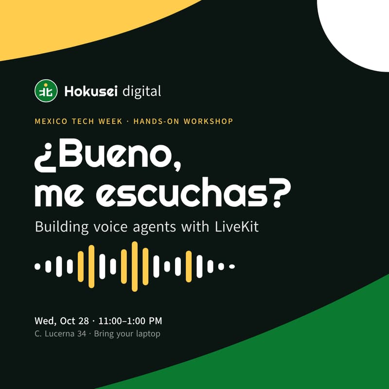 Cover Image for ¿Bueno, me escuchas? Building Voice Agents With Livekit