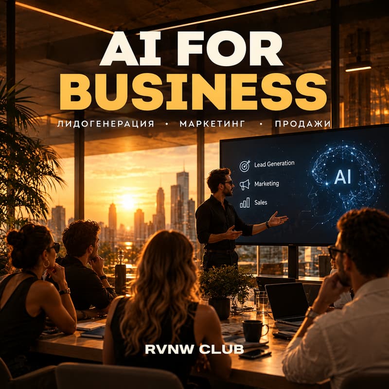 Cover Image for AI for BUSINESS: Leadgen, Sales, Marketing 🤖