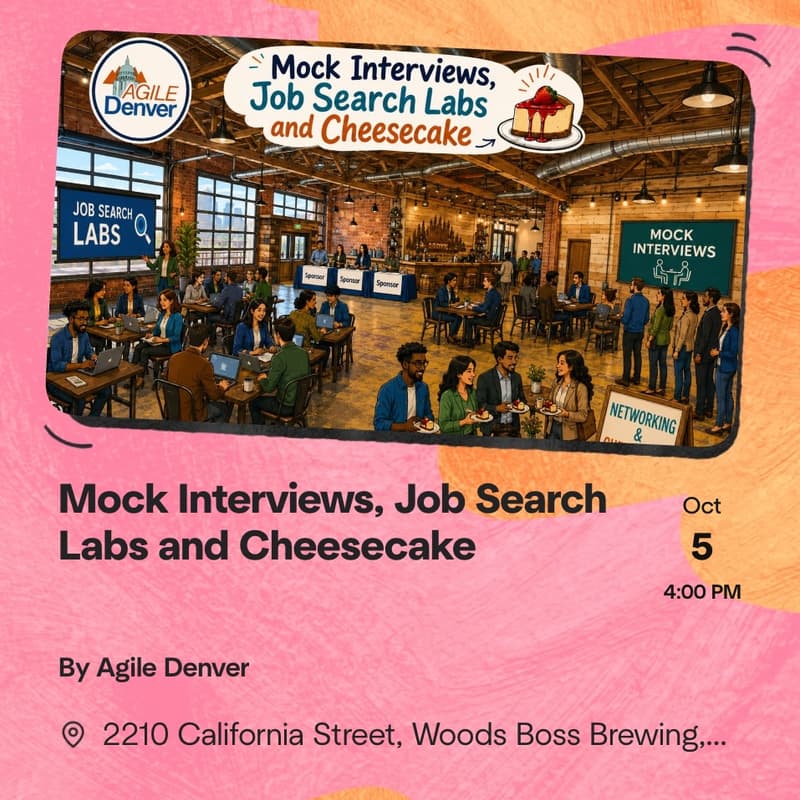Cover Image for Mock Interviews, Job Search Labs and Cheesecake