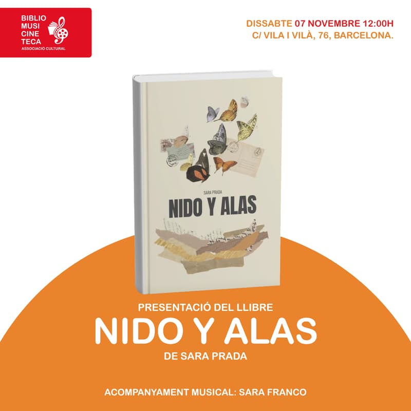 Cover Image for Presentación Del Libro - Nido Y Alas, Sara Prada