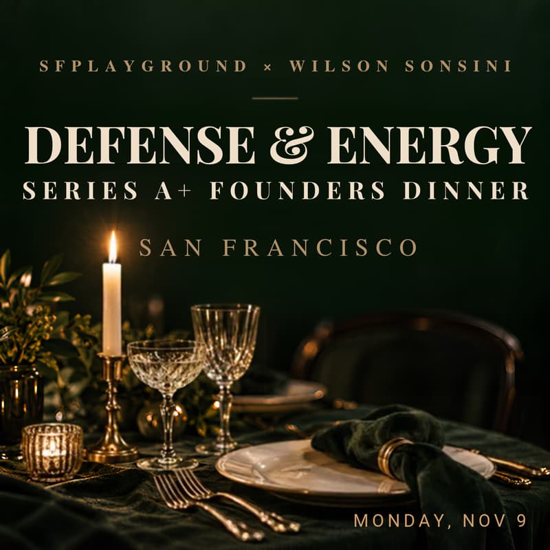 Cover Image for Energy & Defense Founder Dinner at The Art of SF