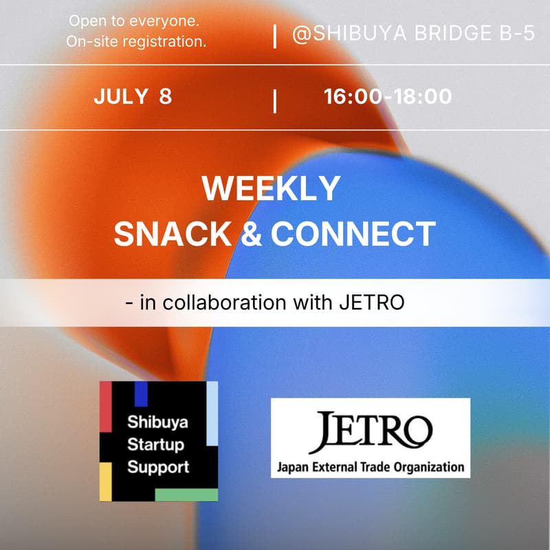 Cover Image for Weekly Snack & Connect in collaboration with JETRO