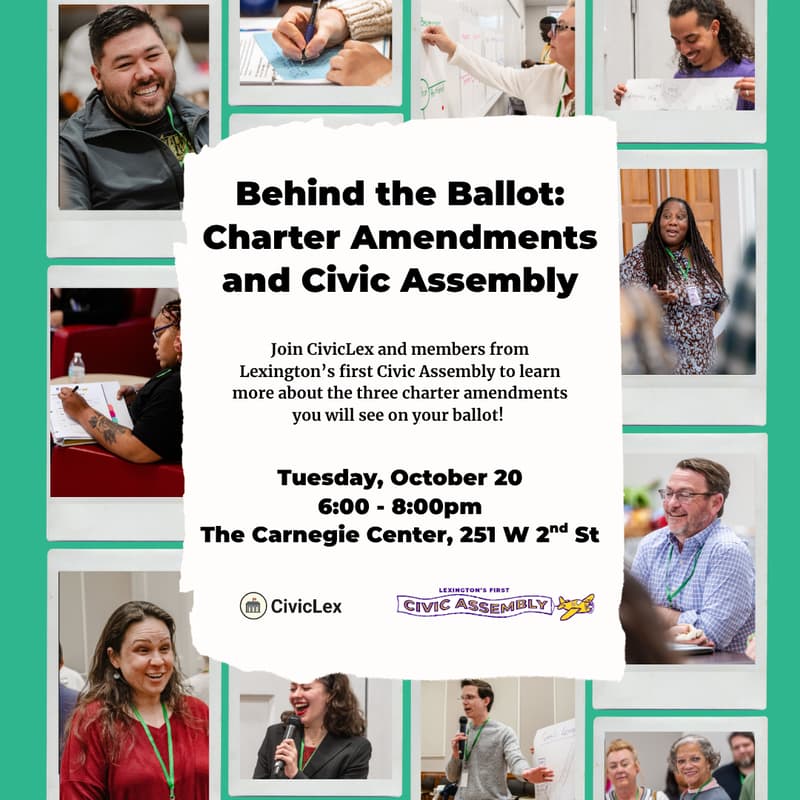 Cover Image for Behind the Ballot: Charter Amendments & Civic Assembly