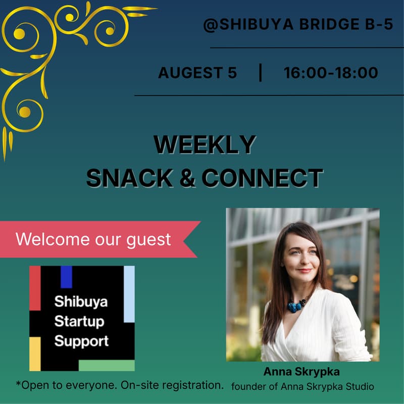 Cover Image for Weekly Snack & Connect in collaboration with Anna Skrypka