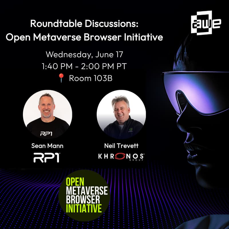 Cover Image for AWE Roundtable Discussion: Open Metaverse Browser Initiative
