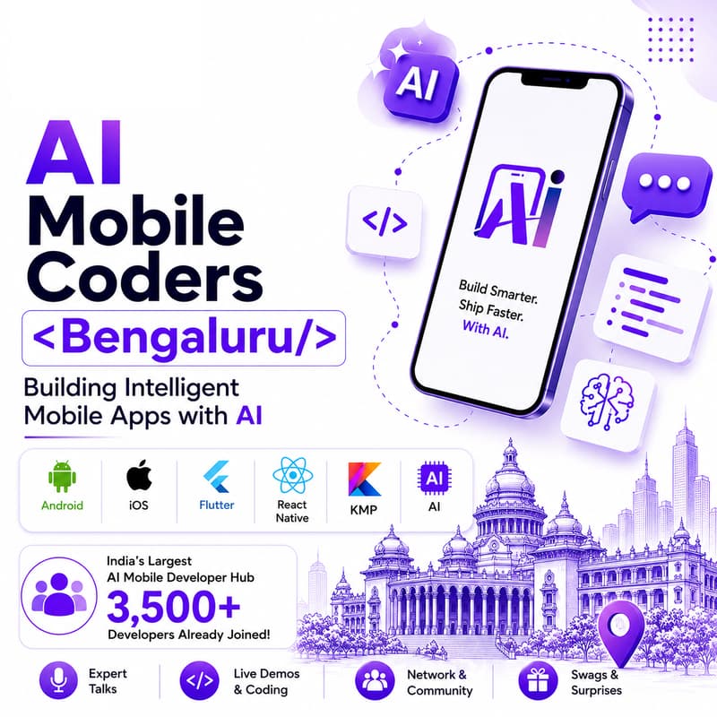 Cover Image for AI Mobile Coders <Bengaluru/> Building Intelligent Mobile Apps with AI