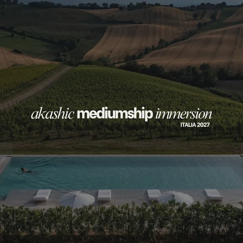 Cover Image for Akashic Mediumship Immersion, Italia 2027 — Retreat Q&A