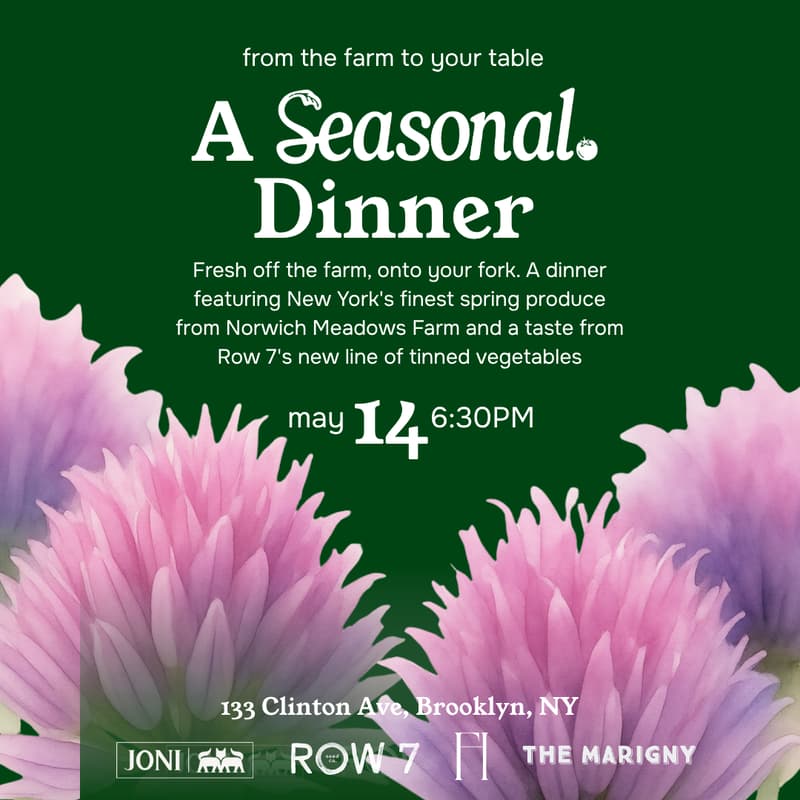 Cover Image for From The Farm To Your Table: A Seasonal Dinner