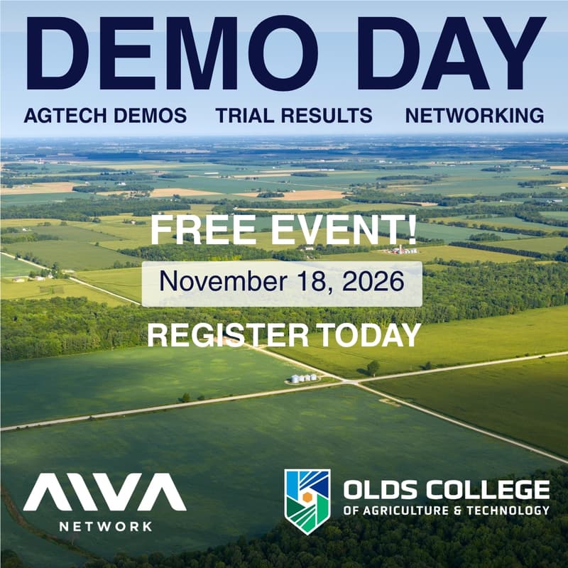 Cover Image for AIVA Network Demo Day at Olds College of Agriculture & Technology