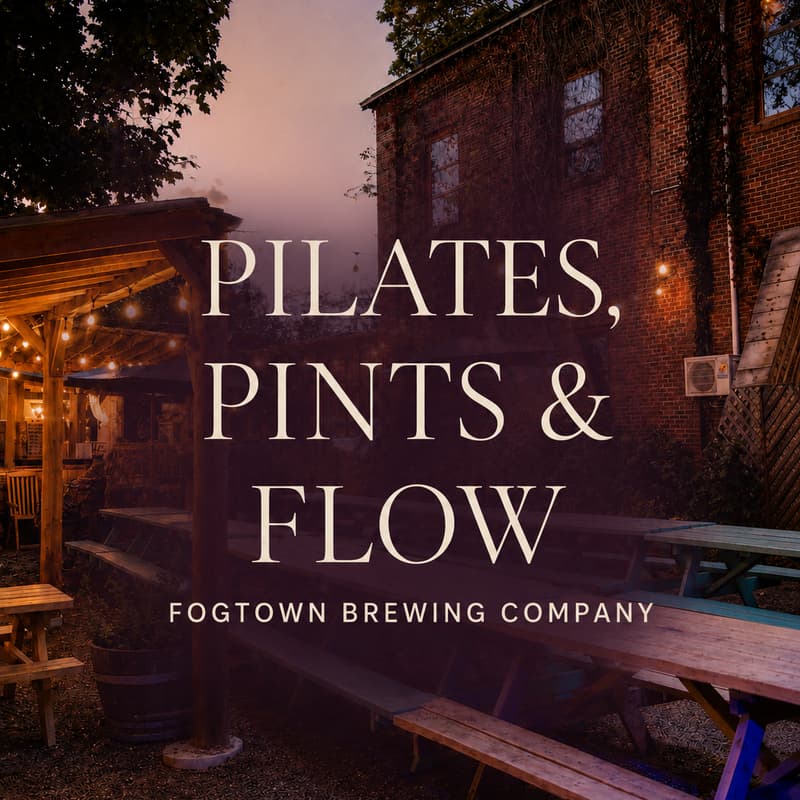 Cover Image for Pilates, Pints & Flow at Fogtown