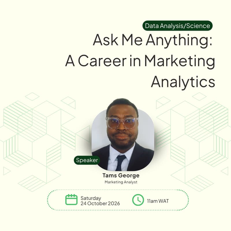 Cover Image for Ask Me Anything: A Career in Marketing Analytics