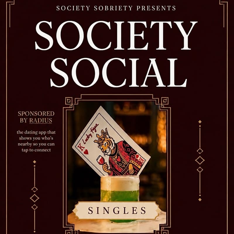 Cover Image for Society Sobriety Presents: Society Social Sponsored By Radius