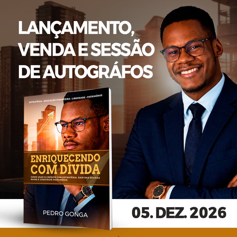 Cover Image for Lançamento do Livro ENRIQUECENDO COM DÍVIDA