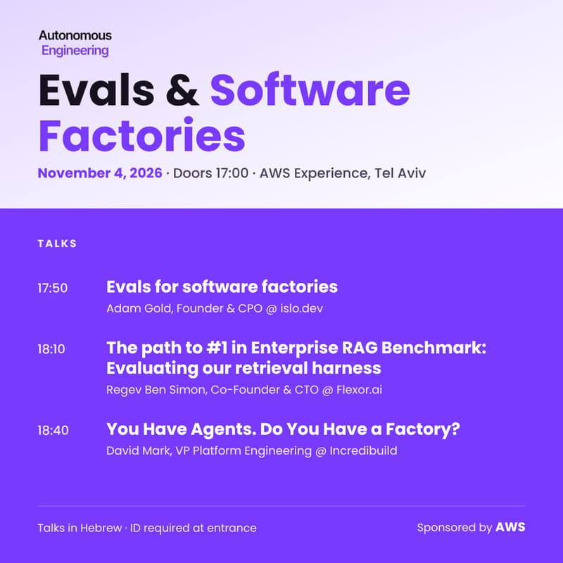 Cover Image for Evals & Software Factories