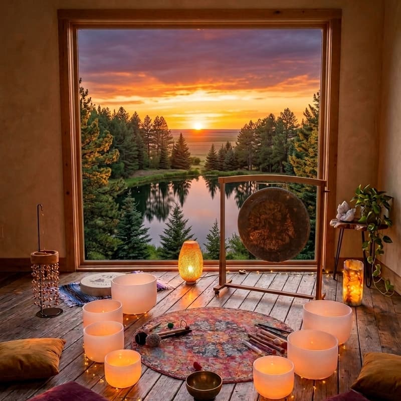 Cover Image for Golden Hour Reset: Breath, Nidra + Sound Bath