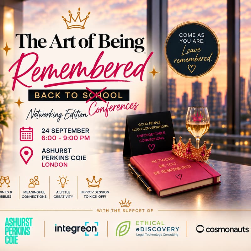 Cover Image for The Art of Being Remembered - Networking Edition
