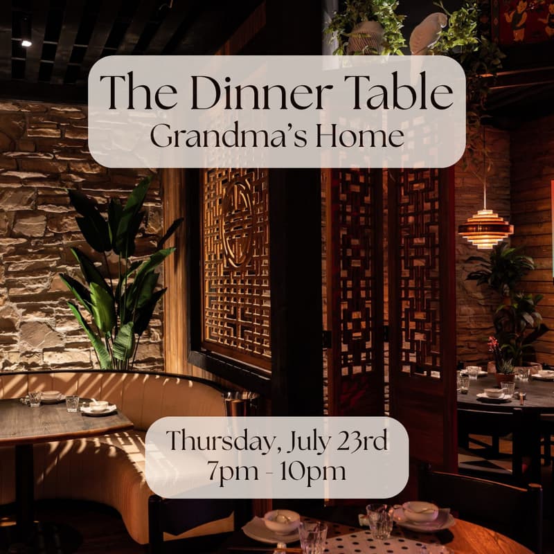 Cover Image for The Dinner Table at Grandma's Home (Flatiron)