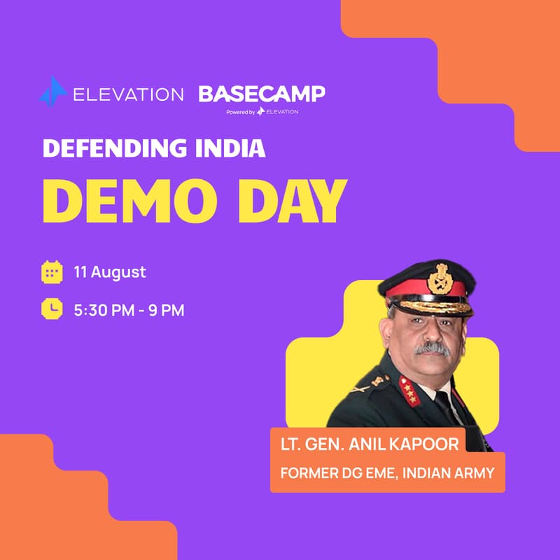 Cover Image for Defending India: Demo Day by Elevation Capital