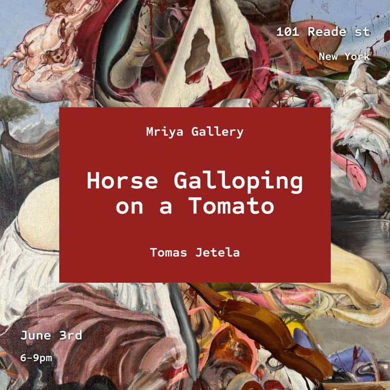 Cover Image for "Horse Galloping on a Tomato" Vernissage