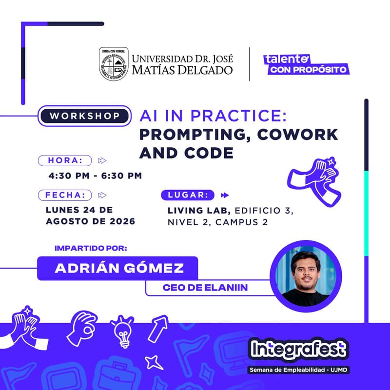 Cover Image for Workshop: AI in Practice: Prompting, CoWork and Code With Elaniin Tech Company