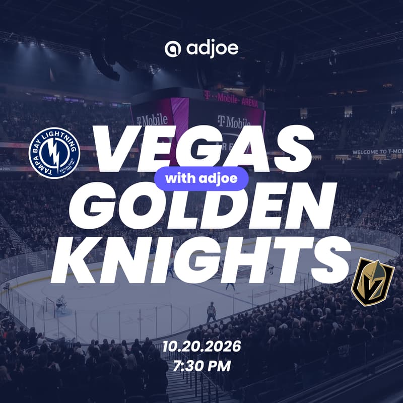 Cover Image for Vegas Golden Knights with adjoe - Hockey Night for Fintech Leaders at Money 20/20 π