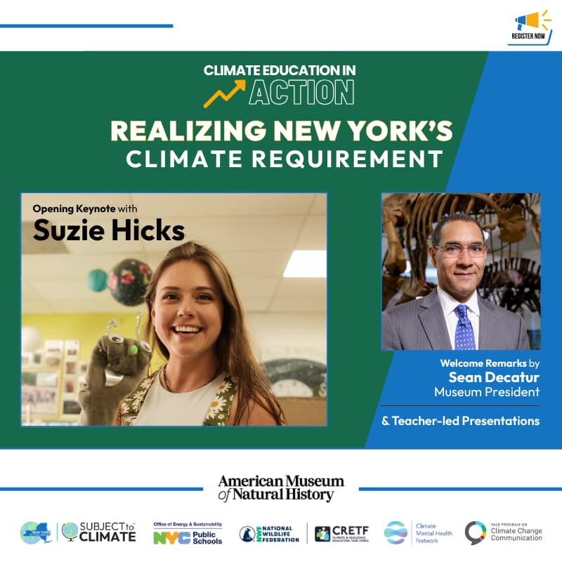 Cover Image for Climate Education in Action: Realizing New York's Climate Requirement | Livestream