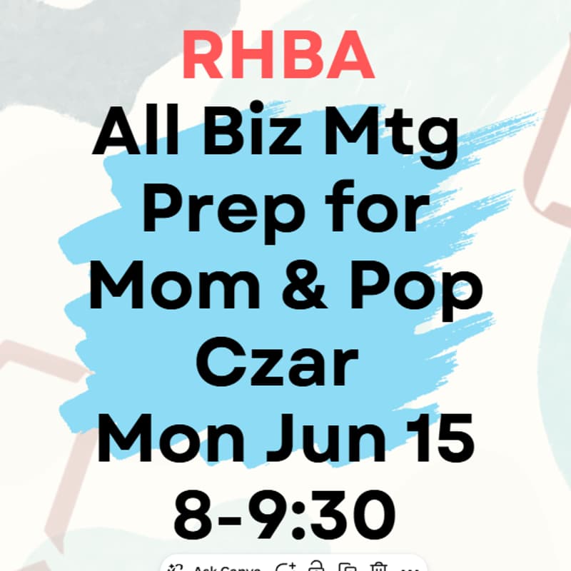 Cover Image for Pt 2: Prep for Mom & Pop Czar