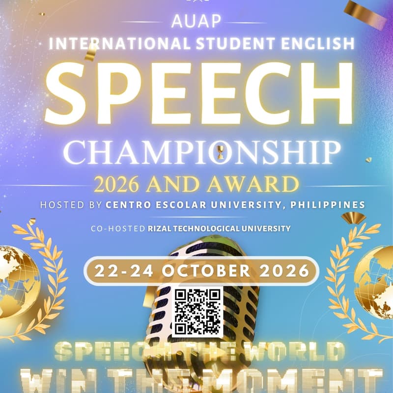 Cover Image for 1st AUAP International Student English Speech Championship 2026 and Awards