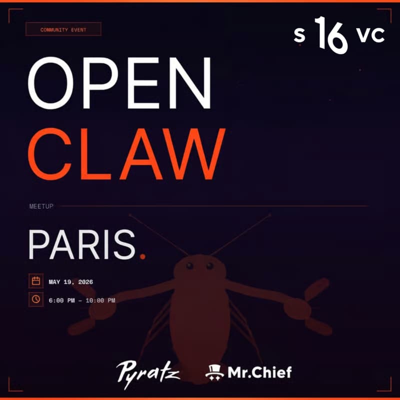 Cover Image for OpenClaw Meetup Paris 🦞 May Edition