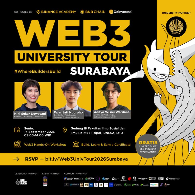 Cover Image for Web3 Univiversity Tour Surabaya 2026