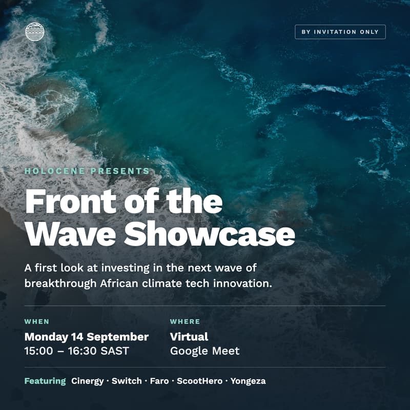 Cover Image for Front of the Wave Investment Showcase: Virtual Session