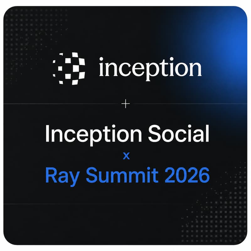 Cover Image for Inception x Ray Summit: Diffusion LLM Social