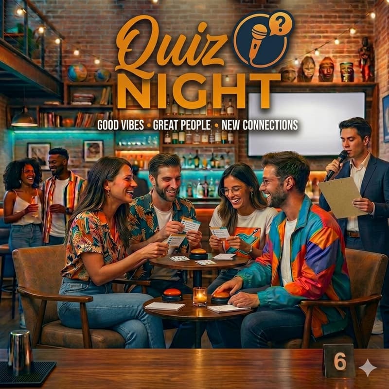 Cover Image for 🧠 The Ultimate Quiz Night @ Club Lounge
