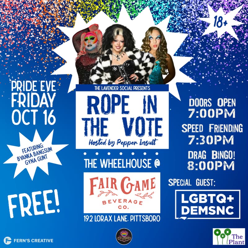 Cover Image for Rope In The Vote: Pride Eve Drag Night