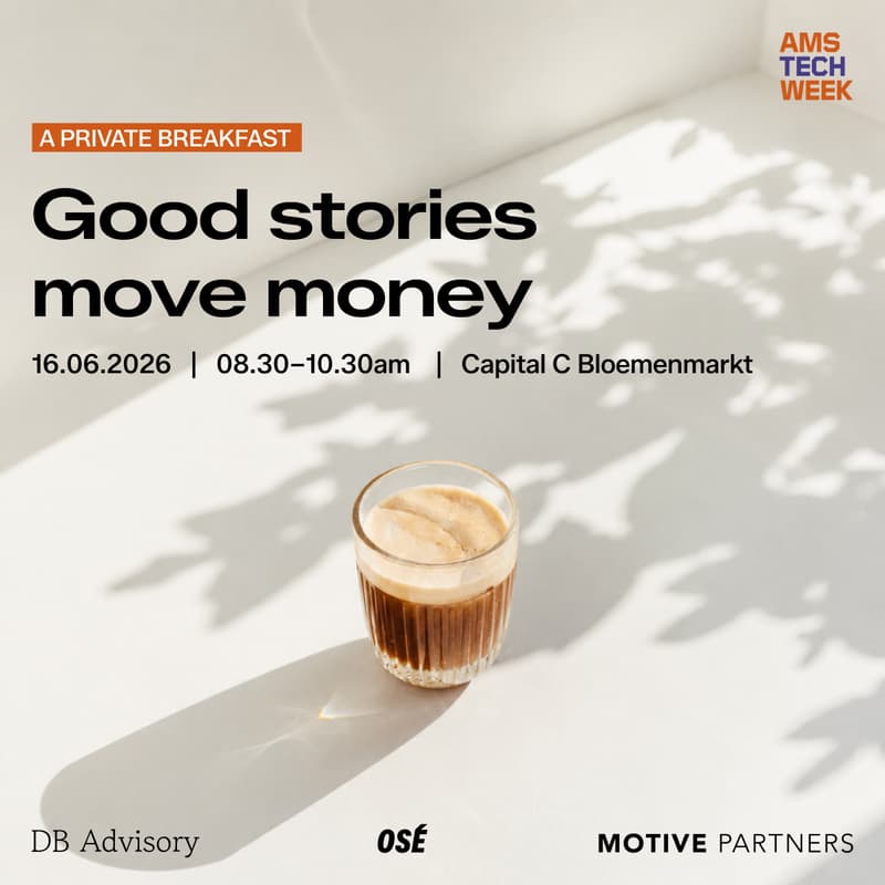 Cover Image for Good stories move money — A private breakfast