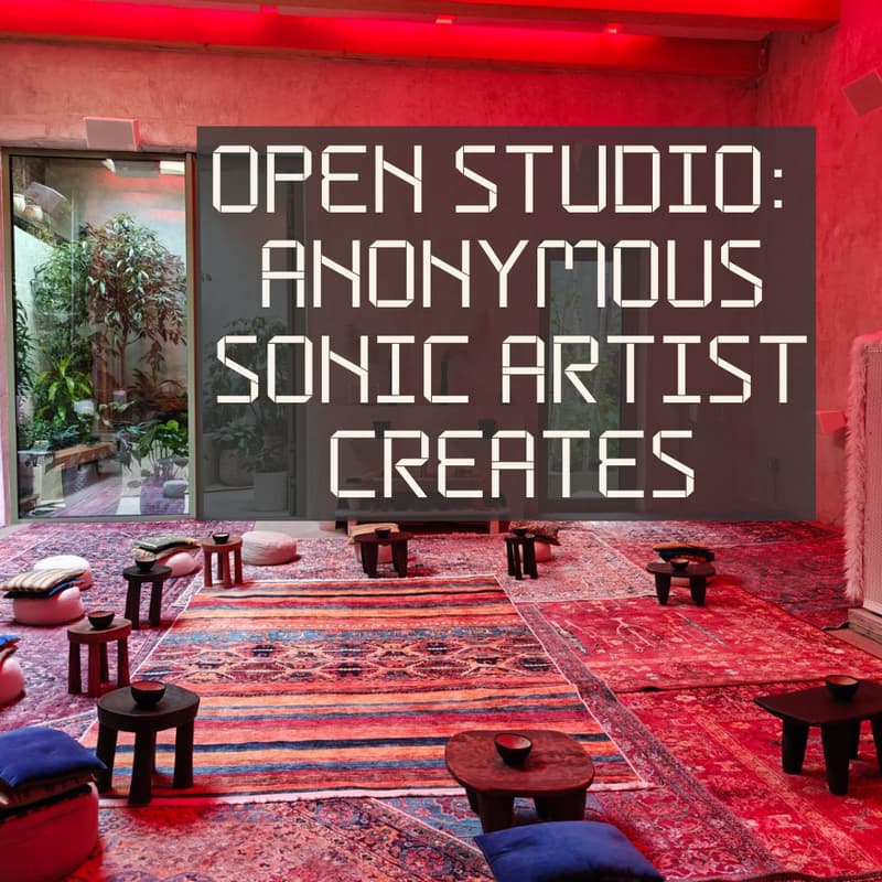 Cover Image for Anonymous Sonic Artist Creates - Open Studio
