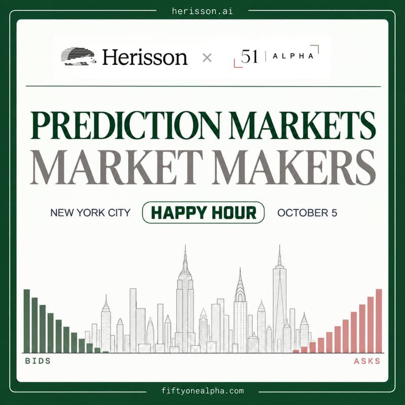 Cover Image for Herisson × 51 Alpha: Institutional Market Makers Happy Hour