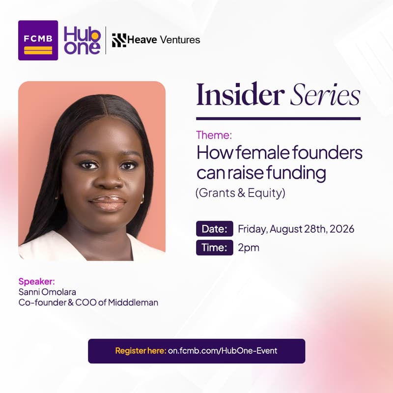 Cover Image for Insider Series: How Female Founders Can Raise Funding (Grant & Equity)