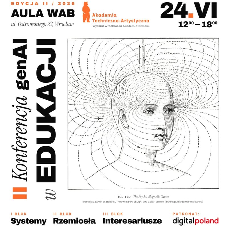 Cover Image for II Konferencja "genAI w edukacji - Isegoria: Systemy, Rzemiosła, Interesariusze" [edycja: Wrocław - VI 2026]