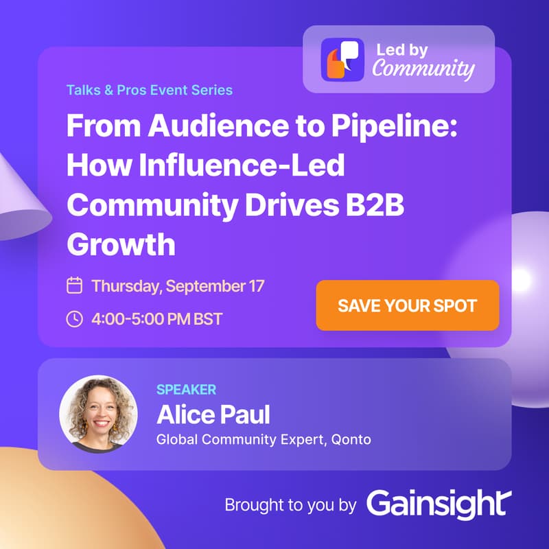 Cover Image for From Audience to Pipeline: How Influence-Led Community Drives B2B Growth