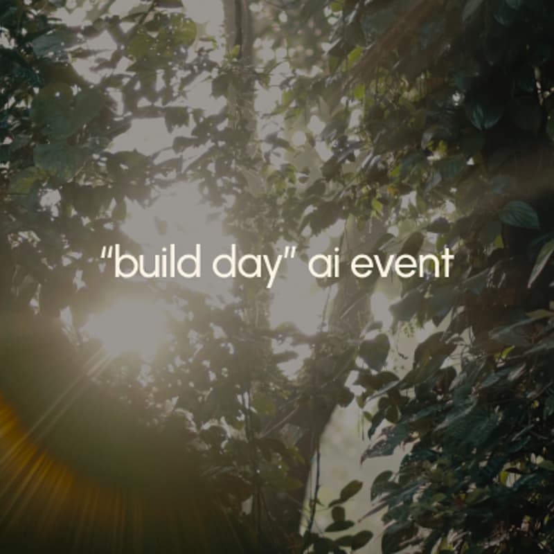 Cover Image for “build day” ai event