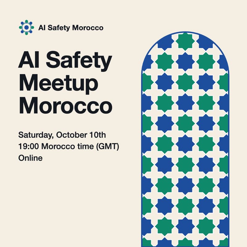 Cover Image for AI Safety Morocco: Virtual Community Introduction