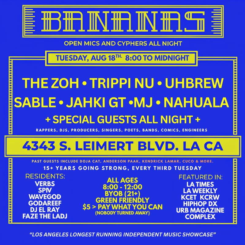 Cover Image for BANANAS LA